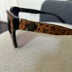 MCM Monogrammed Sunglasses with Black and Brown Accents